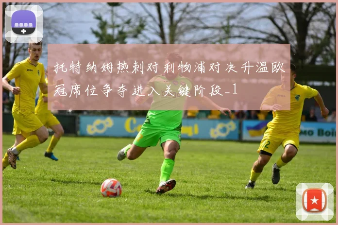 托特纳姆热刺对利物浦对决升温欧冠席位争夺进入关键阶段_1
